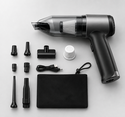 3 in 1 Portable Vacuum Cleaner - Deep Clean Any Surface Fast